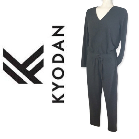 Freedom trail by kyodan super soft quality grey jumpsuit drawstring romper med - Picture 16 of 16